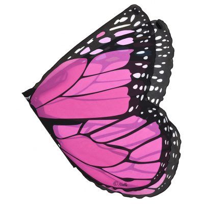 Pink Monarch Butterfly Fantasy Wings