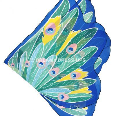 Blue Peacock Fantasy Wings