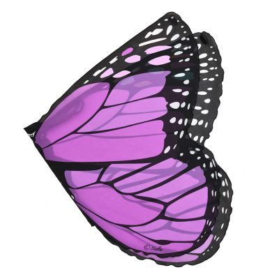 Purple Monarch Butterfly Fantasy Wings
