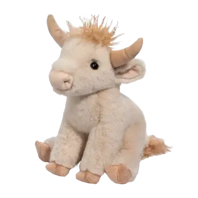 Laddie Cream Highland Cow Super Soft
